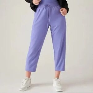NEW Athleta Arrival Straight Leg Ankle Pants Dark Adonis Blue Size 6 #586940
